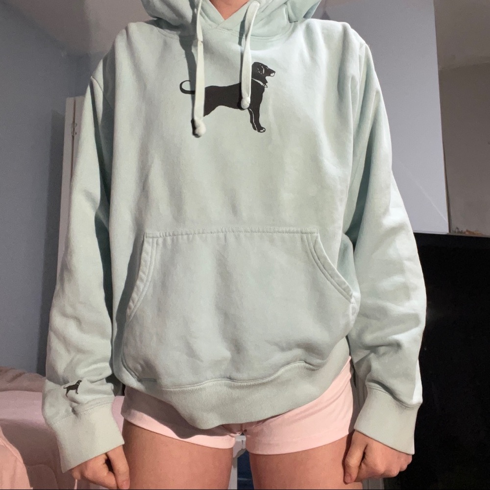 Black dog hoodie